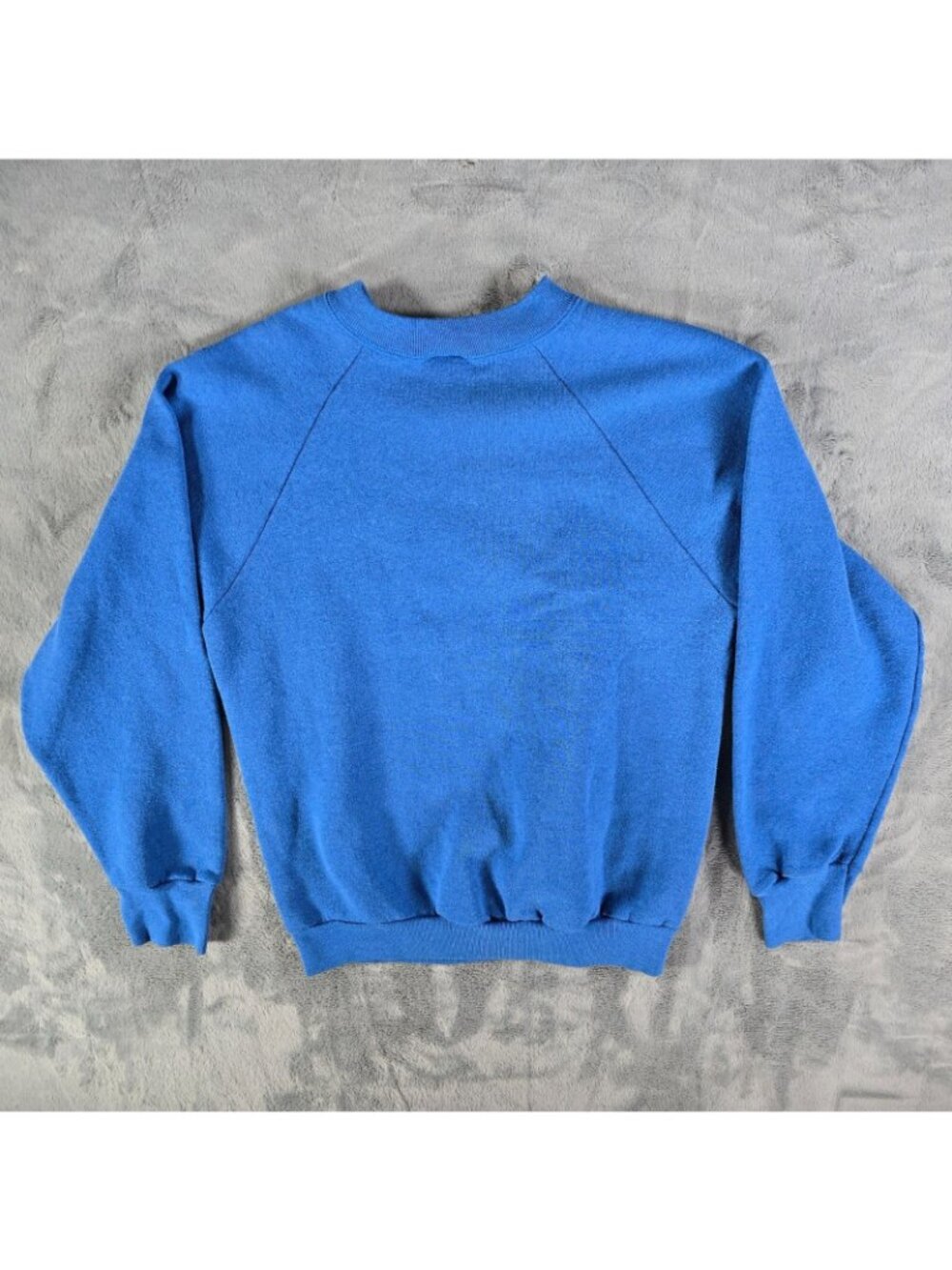 Vintage 1980s Brookville (Ohio) Blue Devils Soccer Parent Blue Sweatshirt (M) - Picture 5 of 14